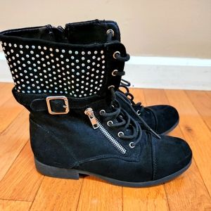 Girls Black Piper Boots size 3M